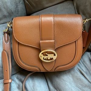 Coach Georgie Saddle crossbody